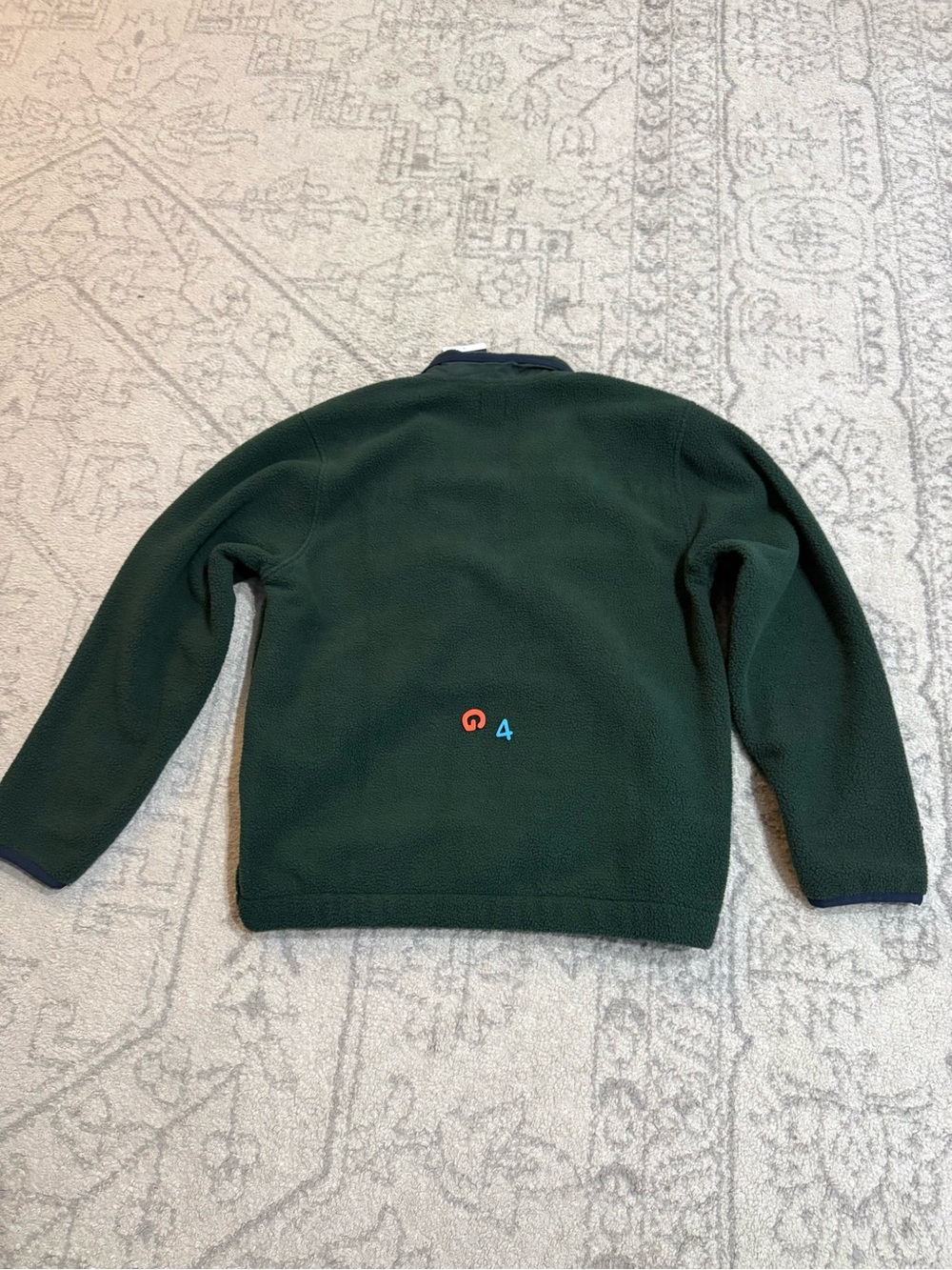 GAP Dark Green Crewneck Fleece Sweater S NWT